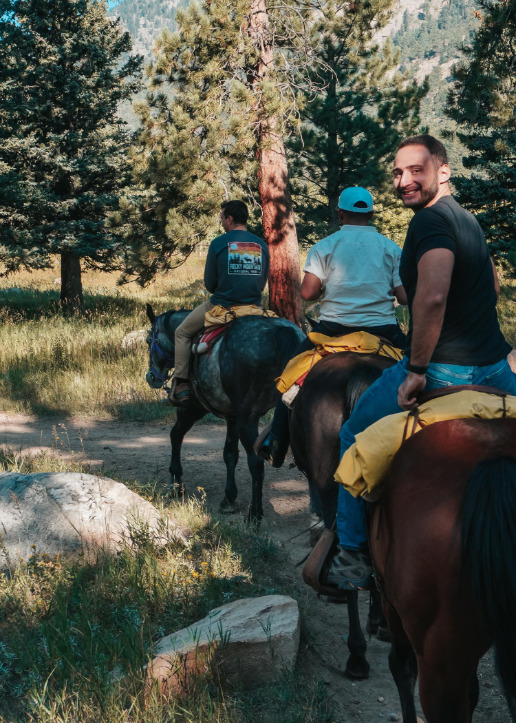 estes park horseback riding