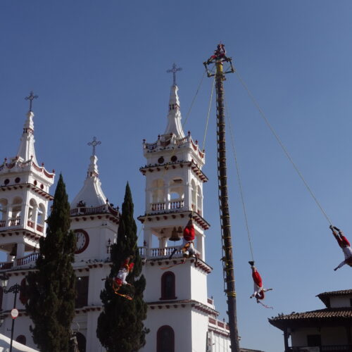 voladores de papantla en mazamitla